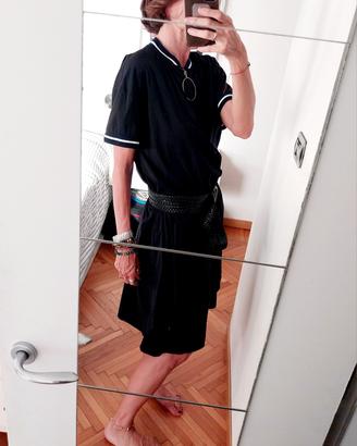 Vestito estivo nero Zara largo