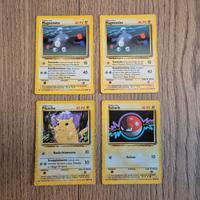 carte pokemon set base energia lampo