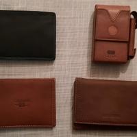 Portafogli, portamonete e portachiavi in pelle