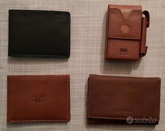 Portafogli, portamonete e portachiavi in pelle