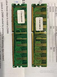 Moduli memoria DIMM DDR400 2Gb