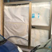 porta vetrata in alluminio per ufficio/garage