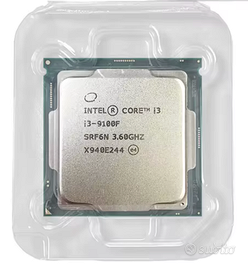 i3 9100F Quad Core LGA1151 pari al nuovo