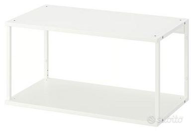 Ikea PLATSA due scaffali pensili bianchi