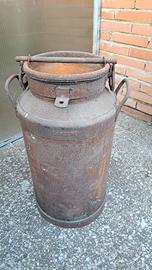 Contenitore / Bidone  latte " Sansone' vintage