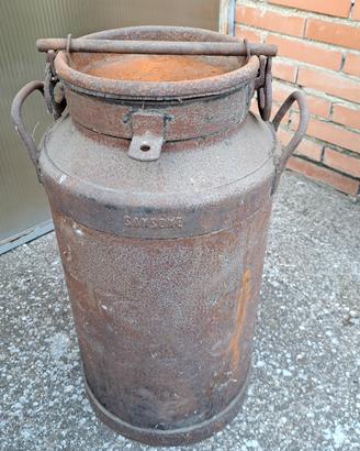 Contenitore / Bidone  latte " Sansone' vintage