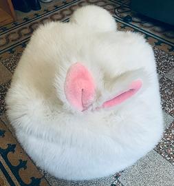 Pouf peluche coniglio IKEA