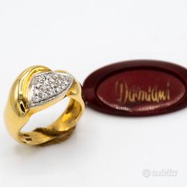 ANELLO DAMIANI IN ORO 18KT E DIAMANTI CAS.31