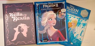 libro/fumetto Frozen 1 e 2 + La Bella e la Bestia