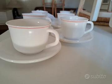 set servizio di 5 tazze da thè Arcopal France
