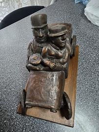 scultura in bronze Franz Borghese 