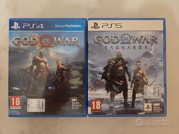 God of War Ragnarok PS5 e God of War PS4