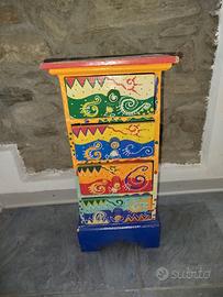 cassettiera portaoggetti