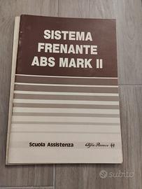 manuale originale alfa romeo sistema ABS 1985
