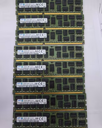 8x Moduli RAM Samsung 16GB DDR3 ECC Server