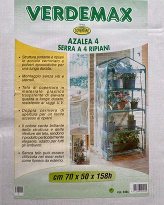 Serra a 4 ripiani VERDEMAX "Azalea 4"