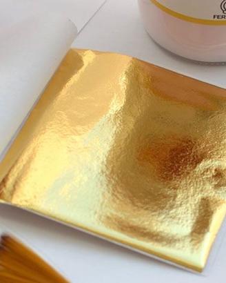 Potale a specchio colorata – foglia oro decorativa