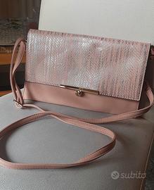 borsa pochette elegante rosa