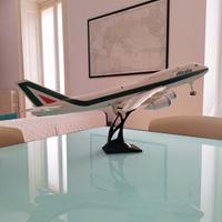 modellino aereo Alitalia 60x60 cm
