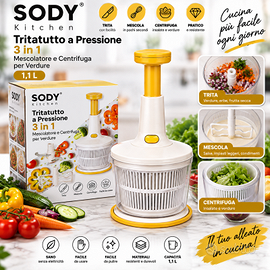Tritatutto a Pressione SODY Kitchen 3 in 1 – Mesco