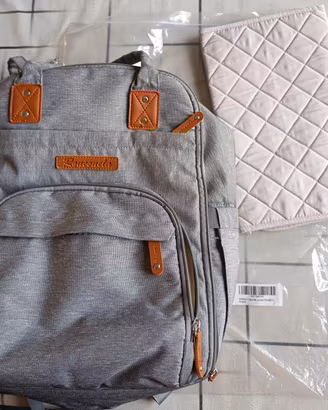 Borsa zaino per passeggino con fasciatoio