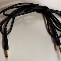 CAVO JACK 6,35 - PIU' ADATTATORE - CHITARRA AUDIO