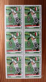 francobolli celebrativi scudetti calcio serie A