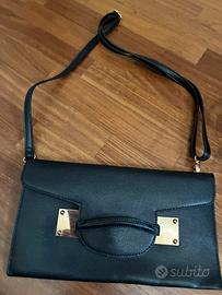 Pochette donna Carpisa nera semipelle