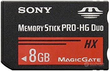 SONY MEMORY STICK PRO HG DUO HX 200x 8GB PER PSP