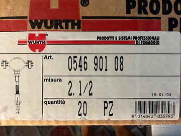 WÜRTH Collare Pesante 2½" 054690108 – 20 Pz