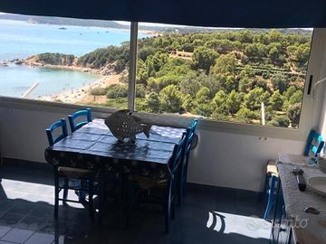 VILLASIMIUS a piedi in spiaggia VISTA MARE