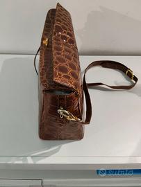 borsa coccodrillo vintage 