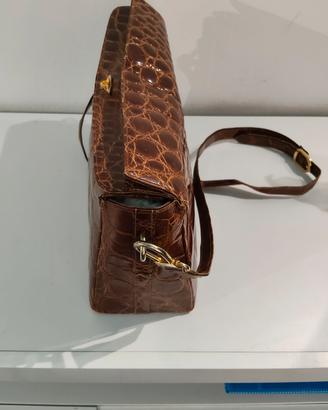 borsa coccodrillo vintage 