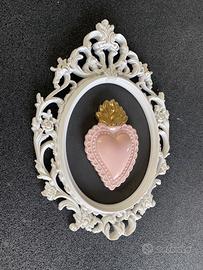 Quadro cuore sacro ex voto
