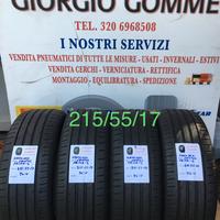 Gomme 215/55/17 nuove e usate dot recenti