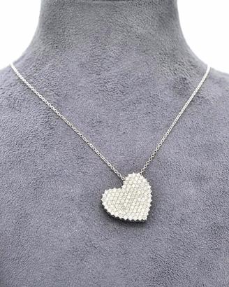 Collana Alfieri con Ciondolo Cuore diamanti ct 2,4