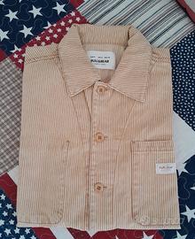 pull & bear work jacket righe