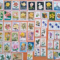 Francobolli da collezione fiori animali