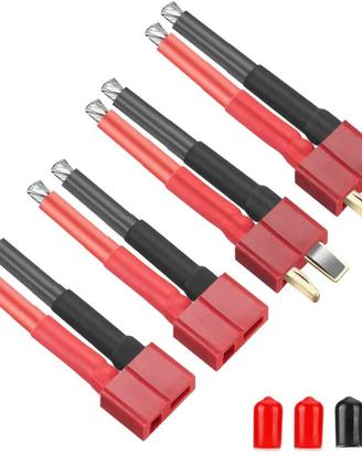 Connettori Deans T 12AWG con Cavo e Coperture PVC