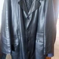 Cappotto Lungo 100% Vera Pelle Stile Matrix