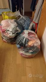 Sacco vestiti bimba 8-10 anni