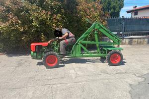 T45 TRATTORINO GOLDONI 4×4 CON GRU IDRAULICO