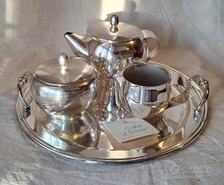 Servizio te/caffè vintage silver plated 