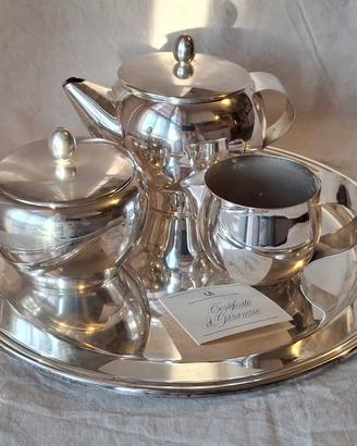 Servizio te/caffè vintage silver plated 