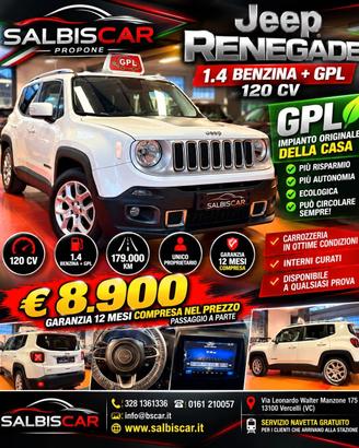 Jeep Renegade 1.4 T-Jet 120 CV GPL Longitude