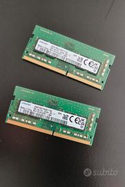 Ram 16gb 8+8 DDR4 samsung