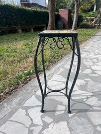 Tavolino in ferro battuto