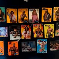 Lotto 60 carte WWE Raw Deal + SmackDown + Lamincar