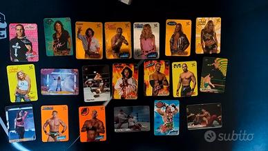 Lotto 60 carte WWE Raw Deal + SmackDown + Lamincar