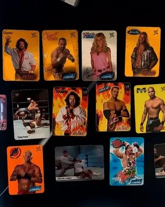 Lotto 60 carte WWE Raw Deal + SmackDown + Lamincar